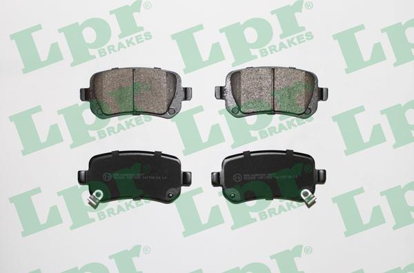 LPR 05P1550 - Brake Pad Set, disc brake autospares.lv