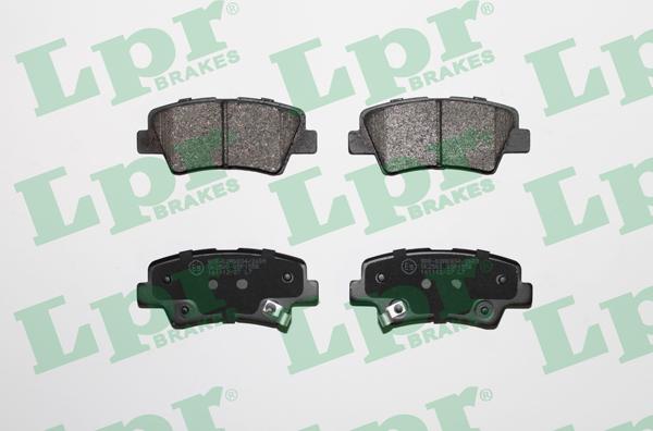 LPR 05P1558 - Brake Pad Set, disc brake autospares.lv