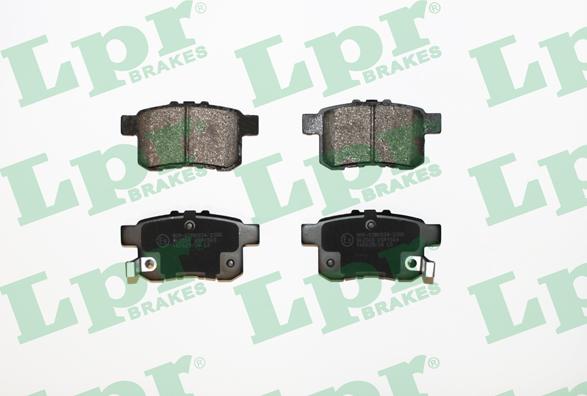 LPR 05P1569 - Brake Pad Set, disc brake autospares.lv