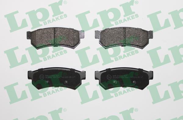 LPR 05P1564 - Brake Pad Set, disc brake autospares.lv