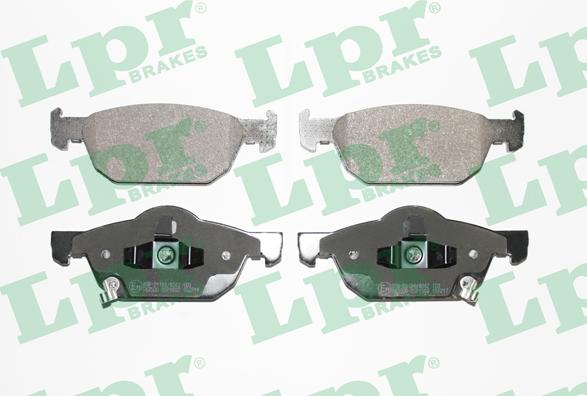 LPR 05P1560 - Brake Pad Set, disc brake autospares.lv