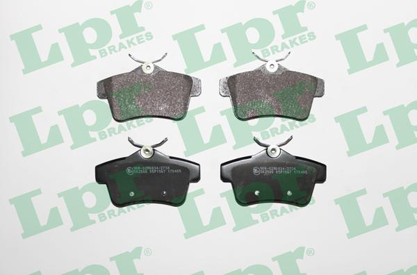 LPR 05P1567 - Brake Pad Set, disc brake autospares.lv