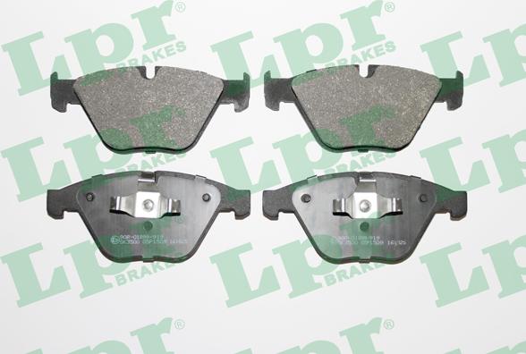 LPR 05P1509 - Brake Pad Set, disc brake autospares.lv