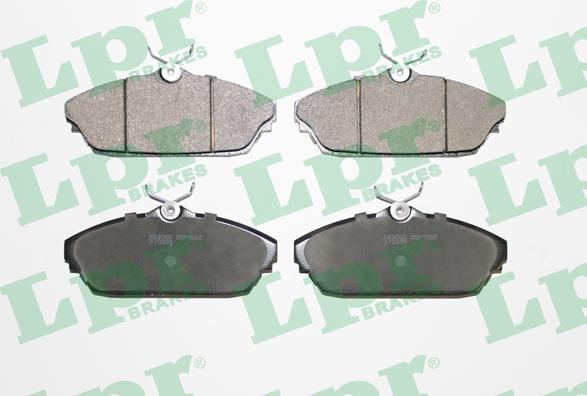 LPR 05P1502 - Brake Pad Set, disc brake autospares.lv