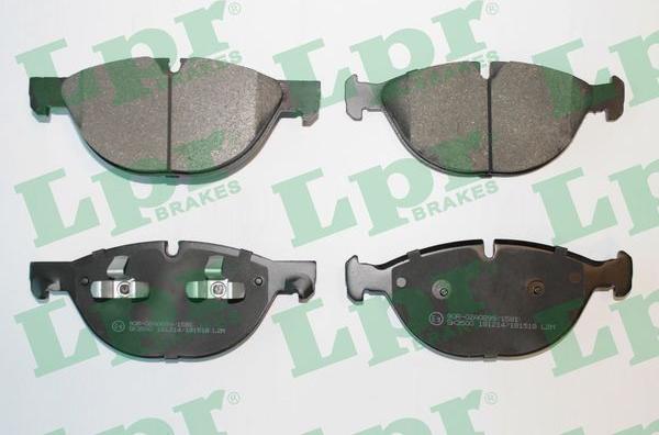 LPR 05P1518 - Brake Pad Set, disc brake autospares.lv