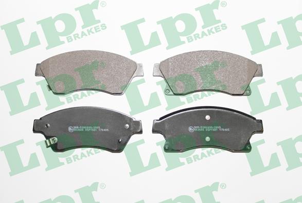 LPR 05P1581 - Brake Pad Set, disc brake autospares.lv
