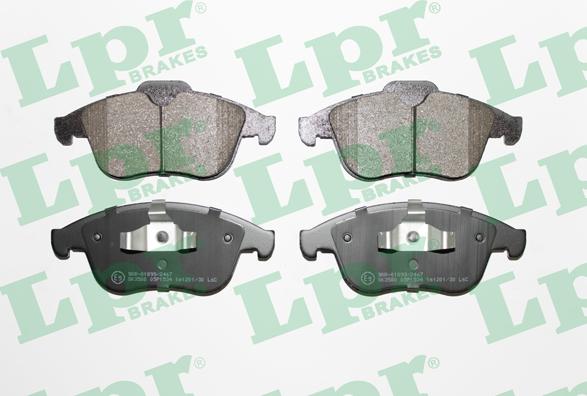 LPR 05P1534 - Brake Pad Set, disc brake autospares.lv