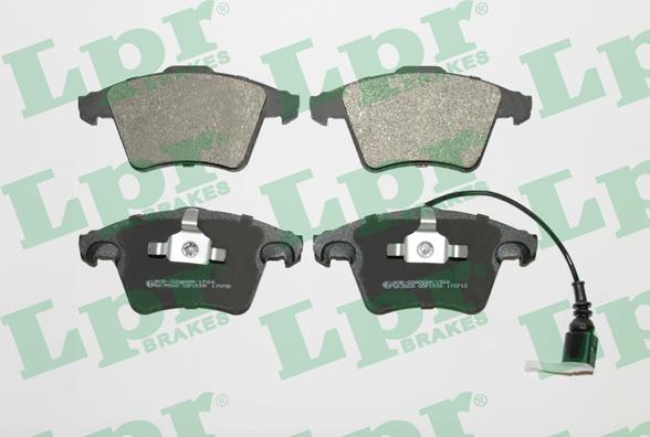 LPR 05P1536 - Brake Pad Set, disc brake autospares.lv