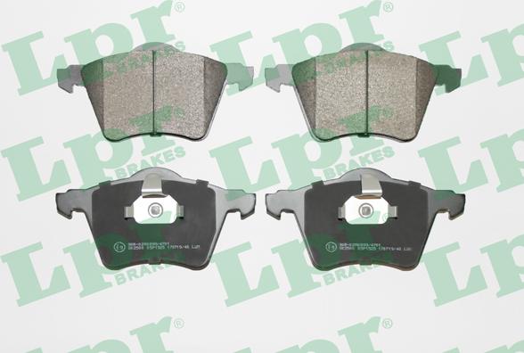 LPR 05P1525 - Brake Pad Set, disc brake autospares.lv