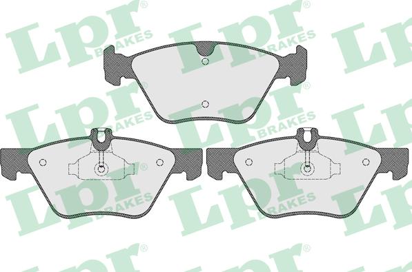 LPR 05P1523 - Brake Pad Set, disc brake autospares.lv