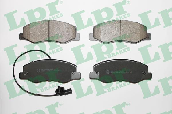 LPR 05P1570 - Brake Pad Set, disc brake autospares.lv