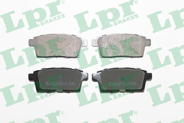 LPR 05P1572 - Brake Pad Set, disc brake autospares.lv