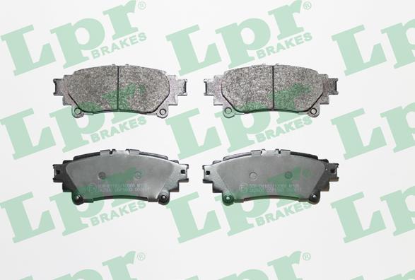 LPR 05P1693 - Brake Pad Set, disc brake autospares.lv