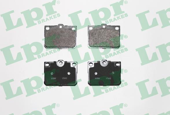 LPR 05P164 - Brake Pad Set, disc brake autospares.lv