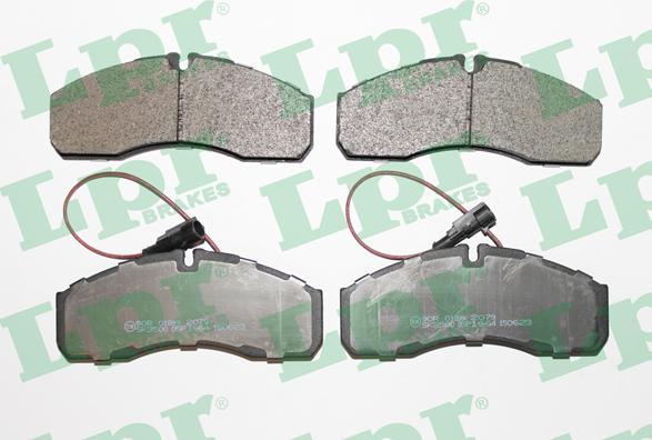 LPR 05P1664 - Brake Pad Set, disc brake autospares.lv