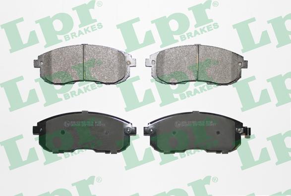 LPR 05P1605 - Brake Pad Set, disc brake autospares.lv