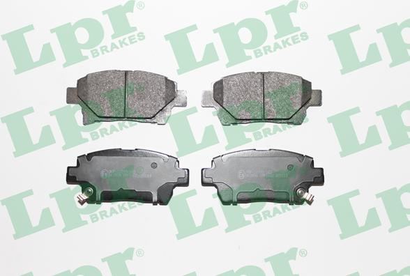 LPR 05P1602 - Brake Pad Set, disc brake autospares.lv