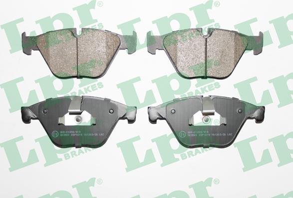 LPR 05P1619 - Brake Pad Set, disc brake autospares.lv