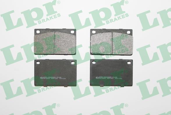 LPR 05P161 - Brake Pad Set, disc brake autospares.lv