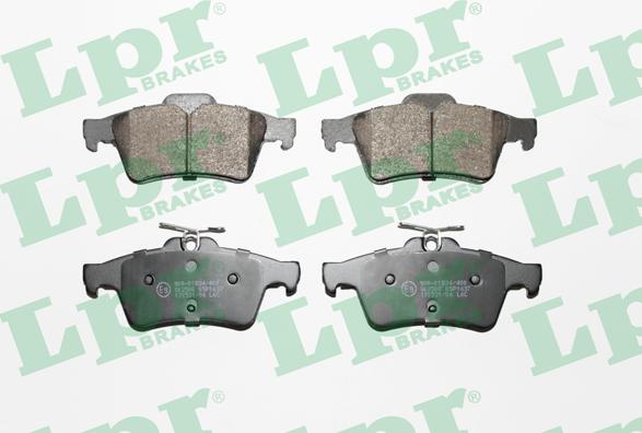 LPR 05P1637 - Brake Pad Set, disc brake autospares.lv