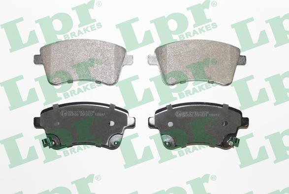 LPR 05P1623 - Brake Pad Set, disc brake autospares.lv