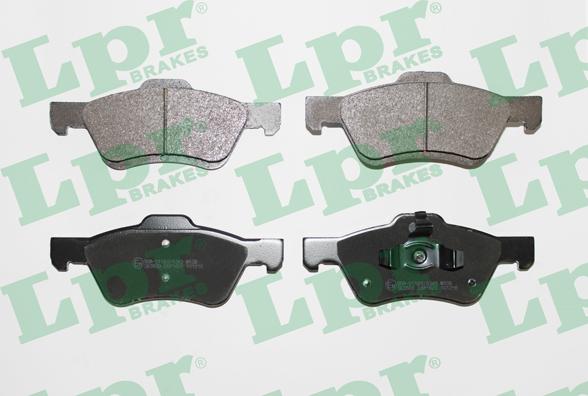 LPR 05P1622 - Brake Pad Set, disc brake autospares.lv