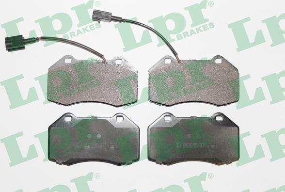 LPR 05P1671 - Brake Pad Set, disc brake autospares.lv