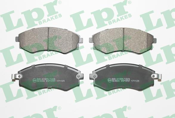 LPR 05P1097 - Brake Pad Set, disc brake autospares.lv