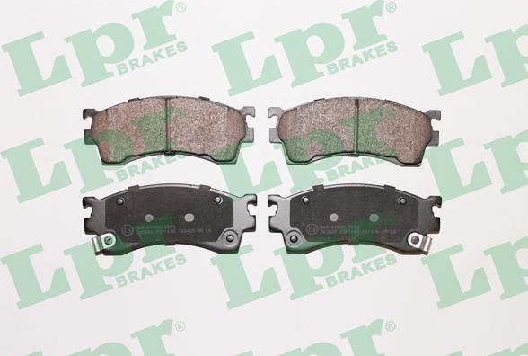 LPR 05P1045 - Brake Pad Set, disc brake autospares.lv