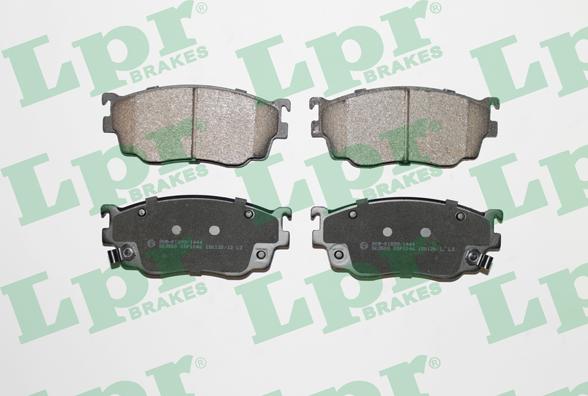 LPR 05P1046 - Brake Pad Set, disc brake autospares.lv
