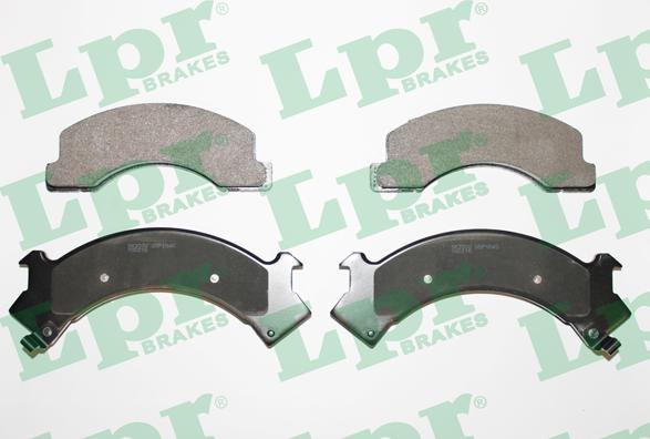 LPR 05P1040 - Brake Pad Set, disc brake autospares.lv