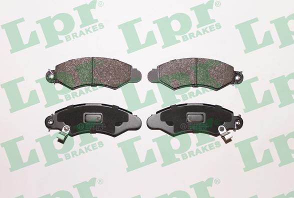 LPR 05P1041 - Brake Pad Set, disc brake autospares.lv