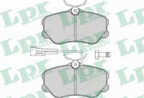 LPR 05P104 - Brake Pad Set, disc brake autospares.lv