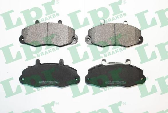 LPR 05P1059 - Brake Pad Set, disc brake autospares.lv