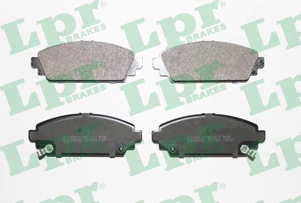 LPR 05P1069 - Brake Pad Set, disc brake autospares.lv