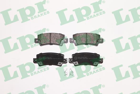 LPR 05P1068 - Brake Pad Set, disc brake autospares.lv