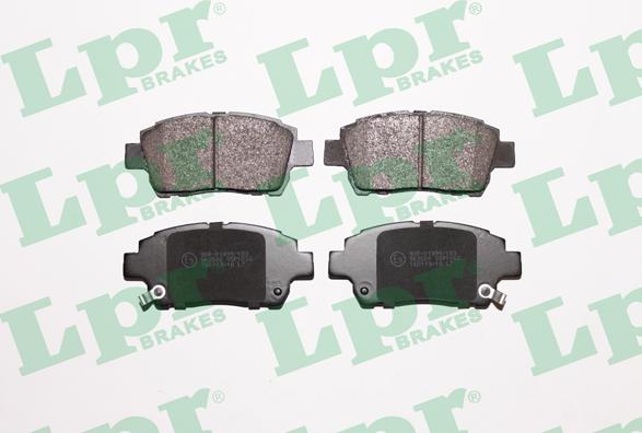 LPR 05P1062 - Brake Pad Set, disc brake autospares.lv