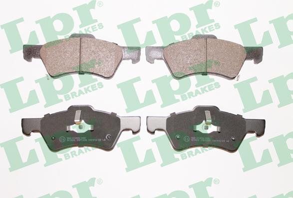 LPR 05P1006 - Brake Pad Set, disc brake autospares.lv