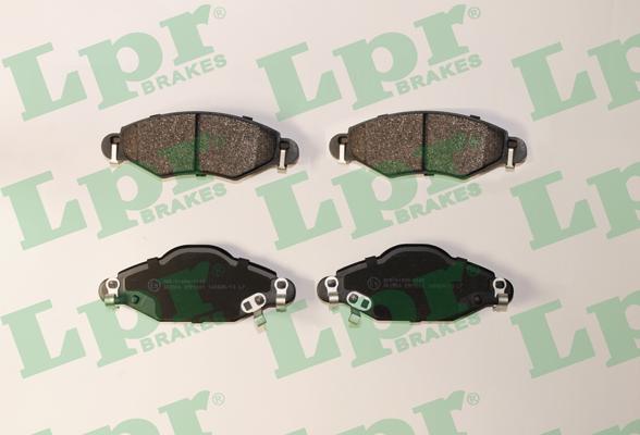 LPR 05P1001 - Brake Pad Set, disc brake autospares.lv