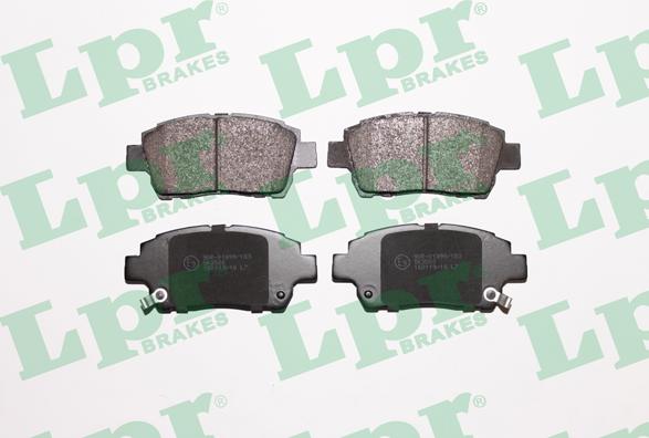 LPR 05P1003 - Brake Pad Set, disc brake autospares.lv