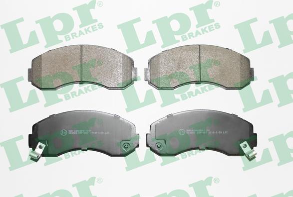 LPR 05P1007 - Brake Pad Set, disc brake autospares.lv