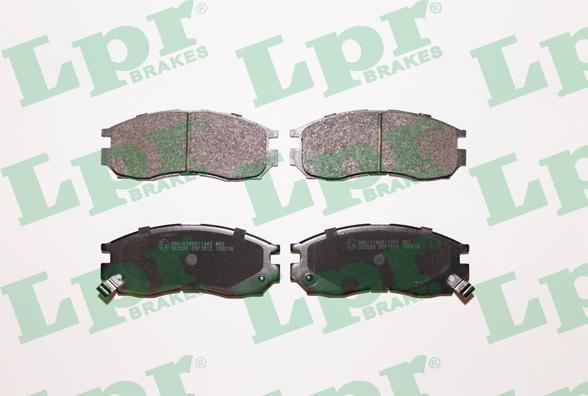 LPR 05P1012 - Brake Pad Set, disc brake autospares.lv