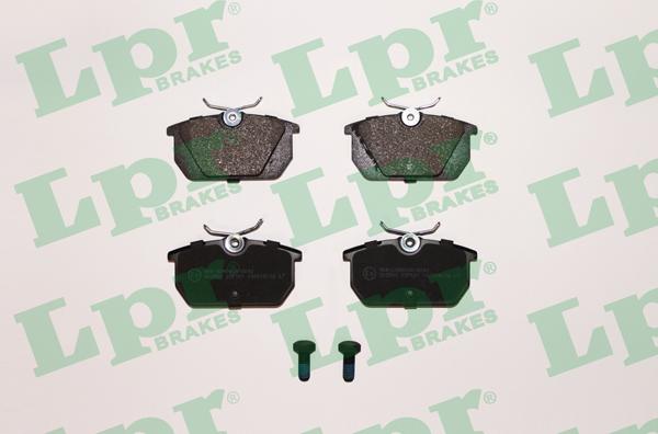 LPR 05P101 - Brake Pad Set, disc brake autospares.lv