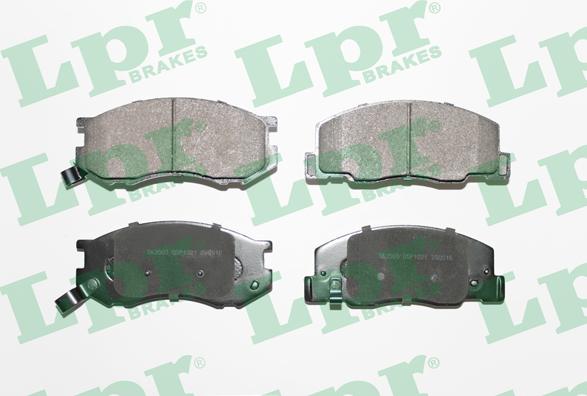 LPR 05P1021 - Brake Pad Set, disc brake autospares.lv