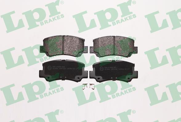 LPR 05P1028 - Brake Pad Set, disc brake autospares.lv