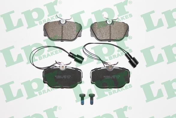 LPR 05P1079 - Brake Pad Set, disc brake autospares.lv