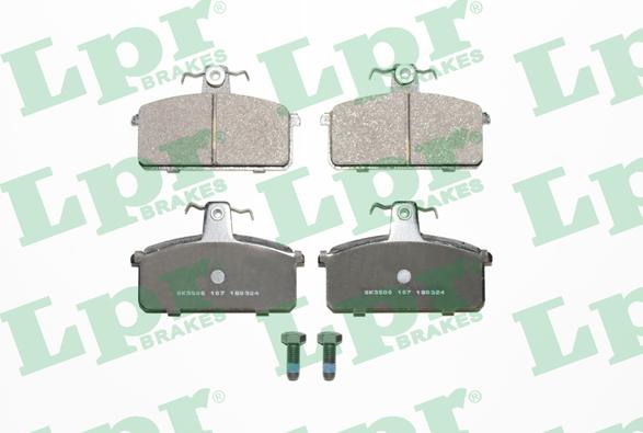 LPR 05P107 - Brake Pad Set, disc brake autospares.lv