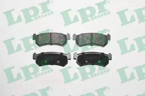 LPR 05P1199 - Brake Pad Set, disc brake autospares.lv