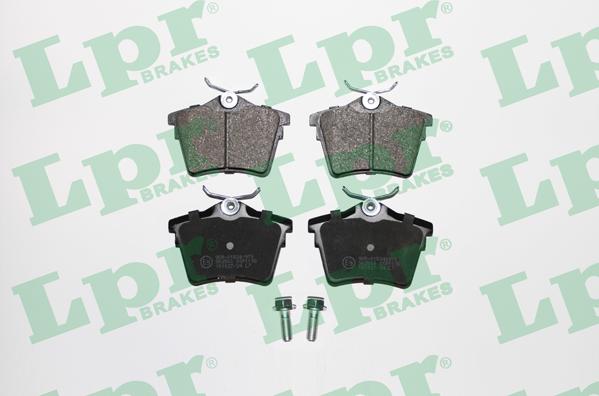LPR 05P1195 - Brake Pad Set, disc brake autospares.lv