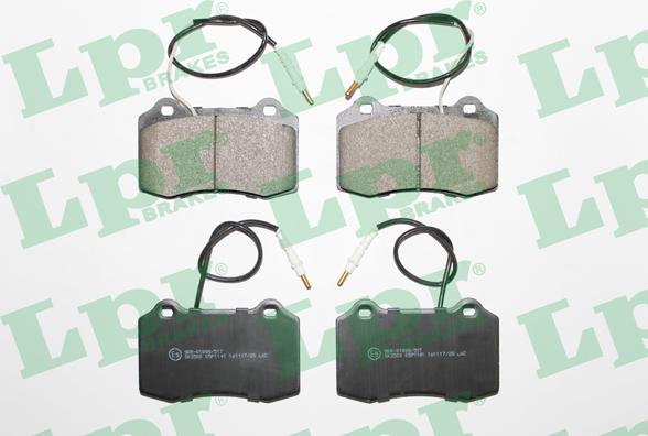 LPR 05P1141 - Brake Pad Set, disc brake autospares.lv